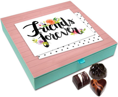 

Chocholik Friendship Gift - We All Will Be Friends Forever Chocolate Box For Friends - 9 Pc Truffles(108 g)