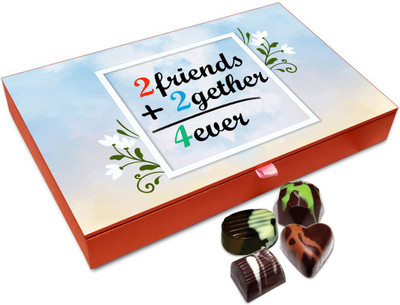 

Chocholik Friendship Gift - Friends Together Forever Chocolate Box - 12 Pc Truffles(144 g)