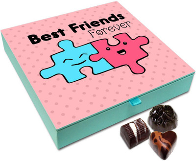 

Chocholik Friendship Gift - We Are Best Friends Forever Chocolate Box For Friends - 9 Pc Truffles(108 g)
