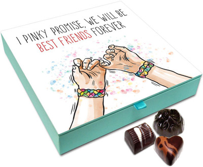 

Chocholik Friendship Gift - We Will Be Best Friends forever Chocolate Box For Friends - 9 Pc Truffles(108 g)
