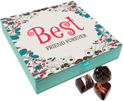 

Chocholik Friendship Gift Box - We Are Best Buddies Forever Chocolate Box - 9pc Truffles(108 g)
