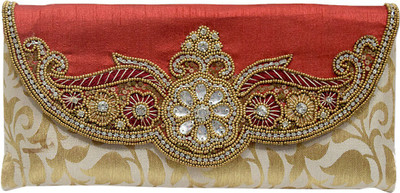 

Jewellerkaka Casual Orange Clutch