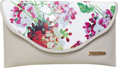 

Jewellerkaka Casual Green, White, Red, Gold Clutch, Gold;green;red;white