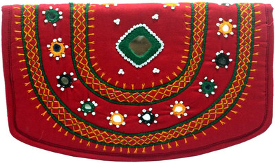 

Haastika Casual Red Clutch