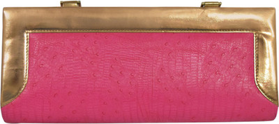 

Jewellerkaka Casual Pink, Gold Clutch, Gold;pink