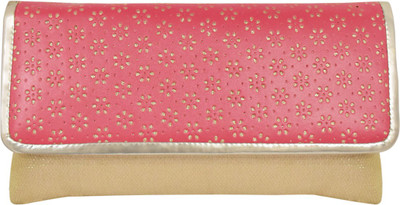 

Jewellerkaka Casual Pink, Gold Clutch, Gold;pink