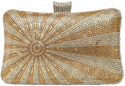 

Jewellerkaka Casual Silver, Gold Clutch, Gold;silver