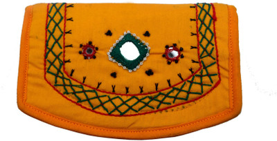 

Haastika Casual Yellow Clutch