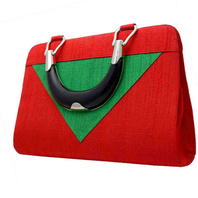 

Jewellerkaka Casual Red, Green Clutch, Green;red