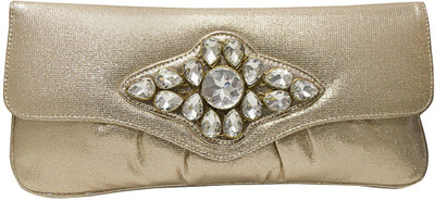 

Jewellerkaka Casual Gold, Silver Clutch