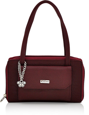 

Blizzard Casual Maroon Clutch