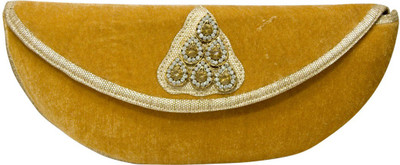 

Jewellerkaka Casual Yellow, Gold, White Clutch, Gold;white;yellow