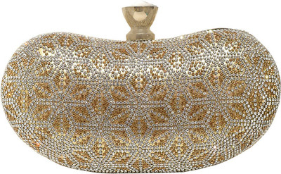 

Jewellerkaka Casual Silver, Gold Clutch, Gold;silver