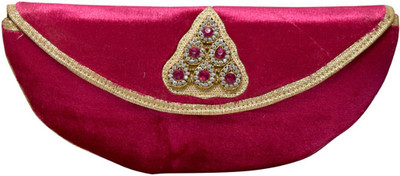 

Jewellerkaka Casual Pink, Gold, White Clutch, Gold;pink;white
