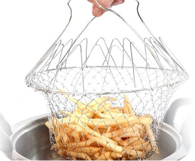 

Bruzone Collapsible Strainer(Silver Pack of 1)