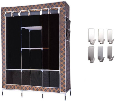 

OnlyImported.com Premium Carbon Steel Collapsible Wardrobe(Finish Color - BLACK)