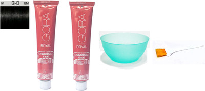 

Schwarzkopf Igora Royal Permanent Creme No. 3-0 Hair Color(Set of 4)