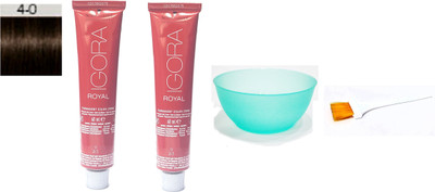 

Schwarzkopf Igora Royal Permanent Creme No. 4-0 Hair Color(Set of 4)
