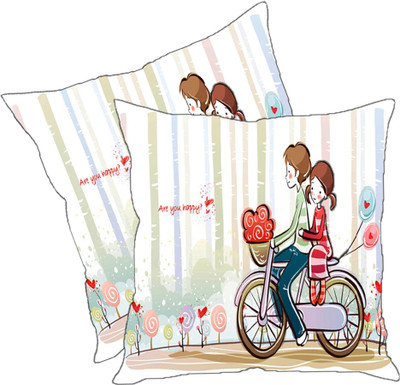 

Sleep Nature's Printed Cushions Cover(Pack of 2, 30.63 cm*30.63 cm, Multicolor)