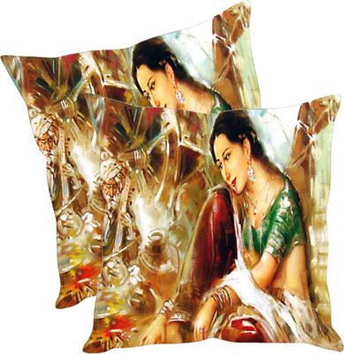 

Sleep Nature's Printed Cushions Cover(Pack of 2, 30.63 cm*30.63 cm, Multicolor)