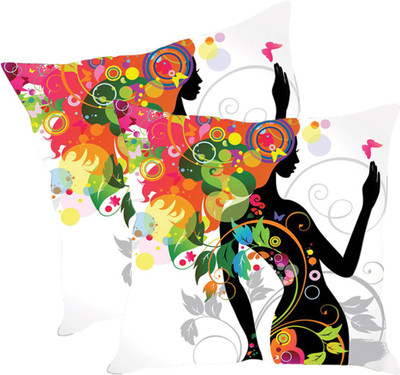 

Sleep Nature's Printed Cushions Cover(Pack of 2, 40.63 cm*40.63 cm, Multicolor)