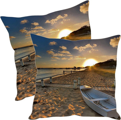 

Sleep Nature's Printed Cushions Cover(Pack of 2, 30.63 cm*30.63 cm, Multicolor)