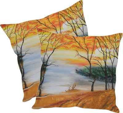 

Sleep Nature's Printed Cushions Cover(Pack of 2, 30.63 cm*30.63 cm, Multicolor)