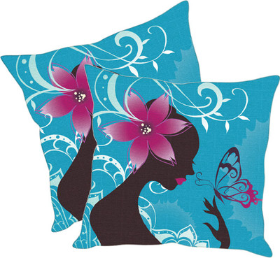 

Sleep Nature's Printed Cushions Cover(Pack of 2, 30.63 cm*30.63 cm, Multicolor)