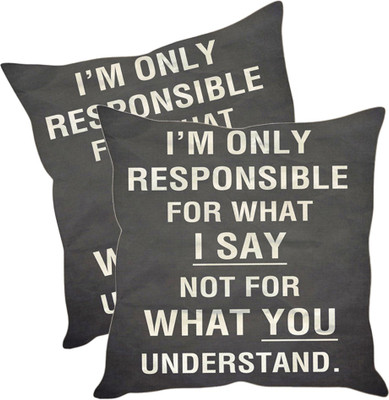 

Sleep Nature's Printed Cushions Cover(Pack of 2, 40.63 cm*40.63 cm, Multicolor)