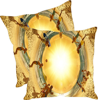 

Sleep Nature's Printed Cushions Cover(Pack of 2, 30.63 cm*30.63 cm, Multicolor)