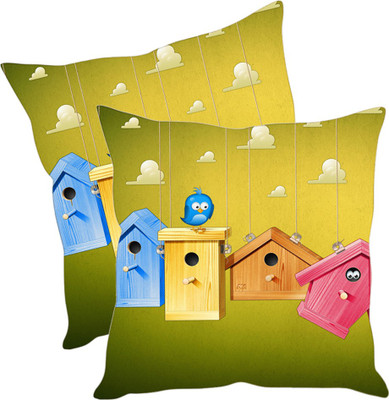 

Sleep Nature's Printed Cushions Cover(Pack of 2, 30.63 cm*30.63 cm, Multicolor)