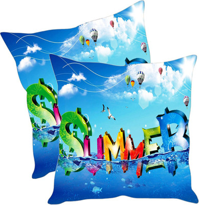 

Sleep Nature's Printed Cushions Cover(Pack of 2, 30.63 cm*30.63 cm, Multicolor)