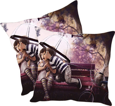 

Sleep Nature's Printed Cushions Cover(Pack of 2, 40.63 cm*40.63 cm, Multicolor)