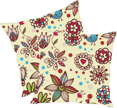 

Sleep Nature's Printed Cushions Cover(Pack of 2, 40.63 cm*40.63 cm, Multicolor)