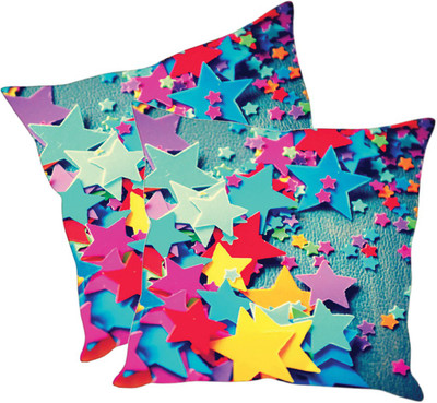 

Sleep Nature's Printed Cushions Cover(Pack of 2, 30.63 cm*30.63 cm, Multicolor)