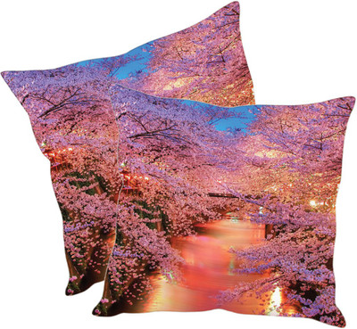 

Sleep Nature's Printed Cushions Cover(Pack of 2, 30.63 cm*30.63 cm, Multicolor)
