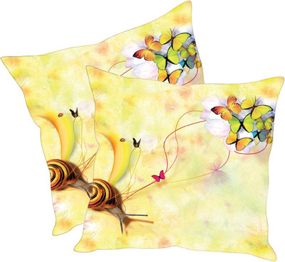 

Sleep Nature's Printed Cushions Cover(Pack of 2, 30.63 cm*30.63 cm, Multicolor)