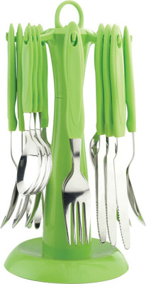 

Elegant Stainless Steel, Plastic Cutlery Set(Pack of 24)