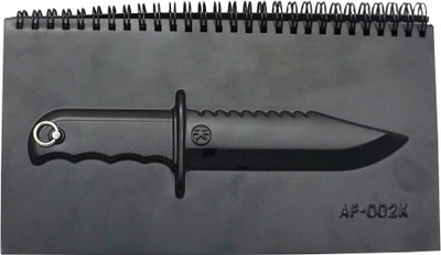 

Muren Book-size Note Pad(Knife Design, Black)