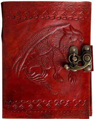 

Anshika International A5 Journal(genuine leather handmade notebook diary, Brown)