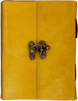 

Anshika International A6 Journal(genuine leather diary, Yellow)