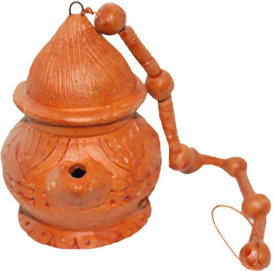 

Sarvsiddhi Terracotta Plain Magical Terracotta Hanging Diya(Height: 40 inch)