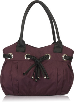 

Noble Designs Hand-held Bag(Purple, Black), Black;purple