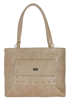 

JG Shoppe Hand-held Bag(Beige)