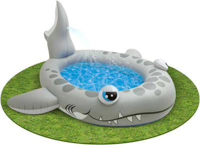 

GOR Shark Spray +2 Yrs Baby Inflatable Pool(Grey)