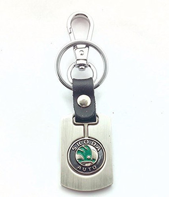 

eShop24x7 SKODA Auto alloy metal steel imported key ring car logo Key Chain