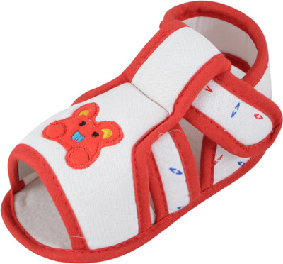 

Instabuyz Boys & Girls Velcro Sports Sandals(Red, White