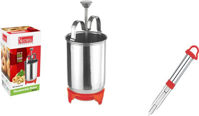 

Nestwell MENDUVADA MAKER WITH PEELER Menduwada maker WITH Peeler Multicolor Kitchen Tool Set(Multicolor)