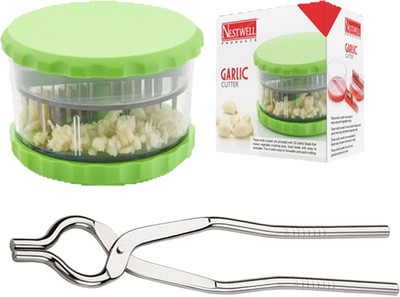 

Nestwell Garlic crusher Multi Garlic crusher Multicolor Kitchen Tool Set(Multicolor)
