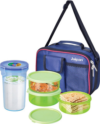 

Jaipan Soft-look 7 Containers Lunch Box(500 ml), Red